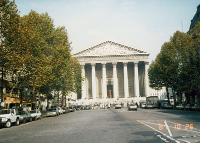 マドレーヌ寺院　Église de la Madeleine