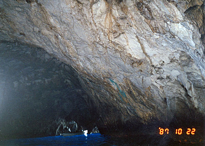 青の洞窟　Grotta Azzurra