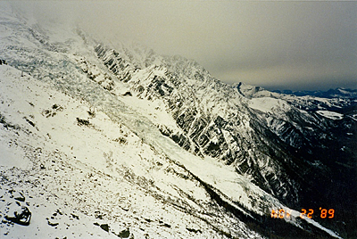 ボソン氷河　Glacier des Bossons