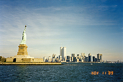 リバティ島とマンハッタン　Liberty Island ＆ Manhattan