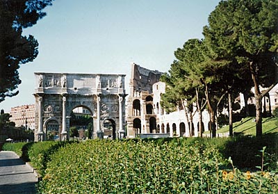 コンスタンティヌスの凱旋門　Arco di Costantino